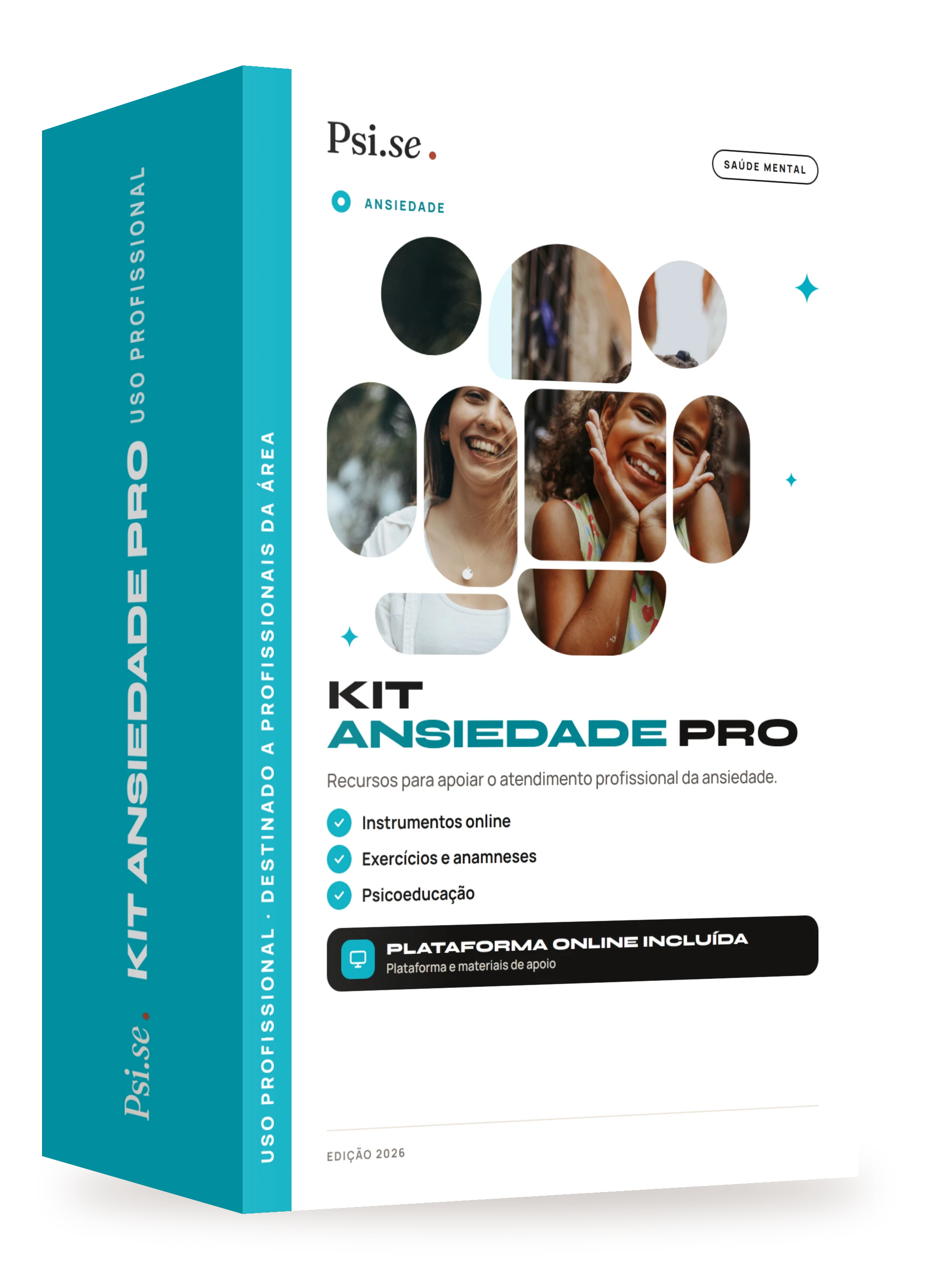 Mockup do Kit Ansiedade Pro