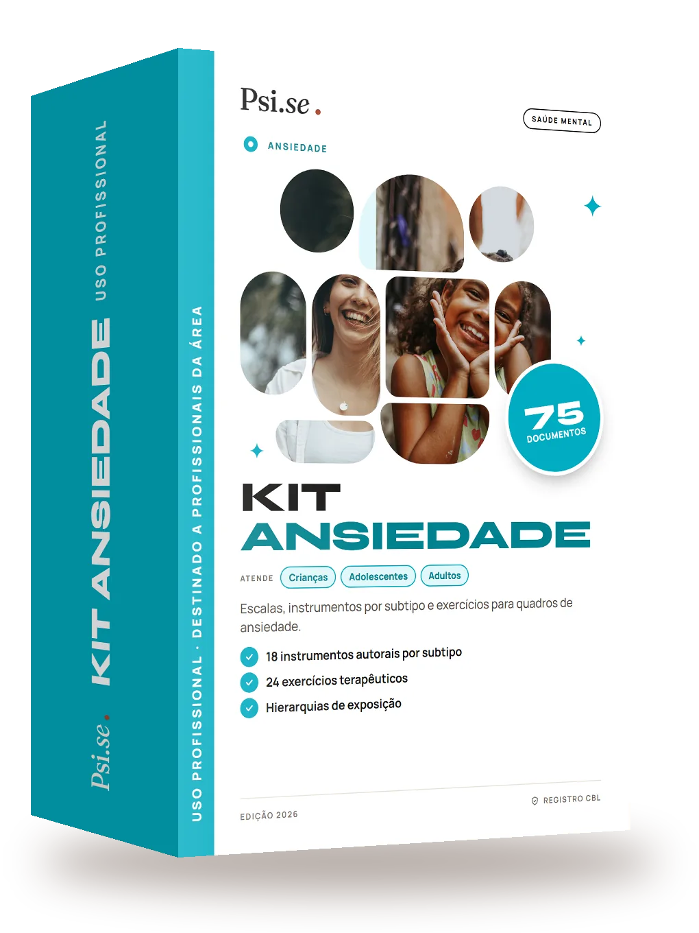 Mockup do Kit Ansiedade
