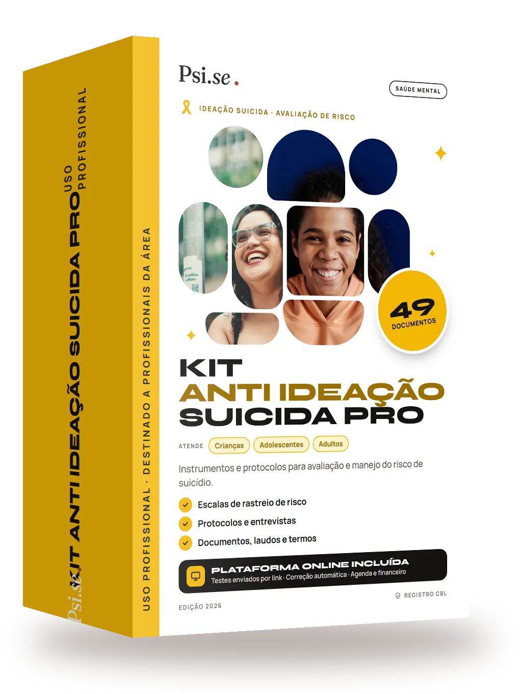 Mockup do Kit Anti Ideação Suicida Pro