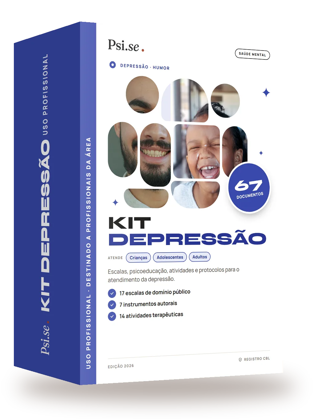 Mockup do Kit Depressão