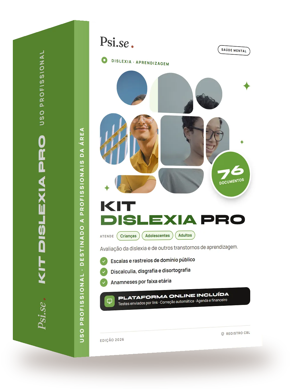 Mockup do Kit Dislexia Pro