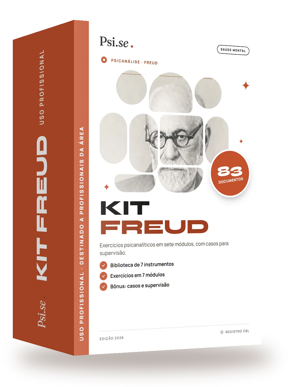 Mockup do Kit Freud