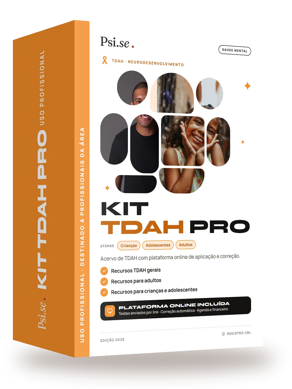 Mockup do Kit TDAH Pro