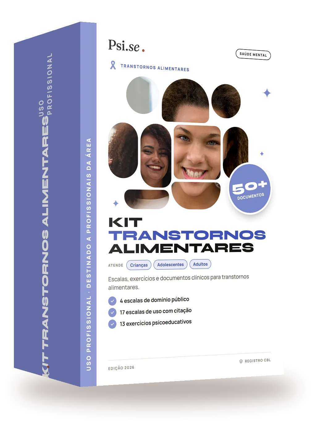 Mockup do Kit Transtornos Alimentares